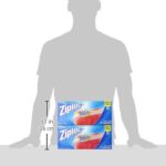 Ziploc Freezer Bags with New Grip ‘n Seal Technology, Gallon, 60 Count, Pack of 2 (120 Total Bags)