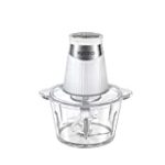 Yusido Food Processor Powerful 800 Watt, Electric Mini Food Chopper for Meat/Vegetable/Salad/Onion/Garlic/Nuts/Ice Cubes,2 Speed Meat Grinder With 4 Sharp Blades,5 Cup Capacity, BPA Free Glass Bowl