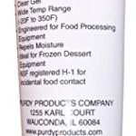 Stera-Sheen Food Safe Lubricant, Heavy-Duty High Performance, Colorless, 4 oz Tube, Translucent Gel, 1 Each
