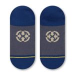 Neil Blender Science Book No Show Artist Blue Adult Men’s Sock (Large) (Large)