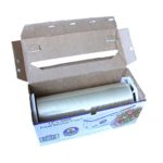Plastic Food Film Seal Wrap in Cutter Dispenser, Stretch Tight, Food Service Grade, 12″ x 2000′ Square Feet Roll