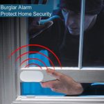 Door Window Alarm for Home Pool Kids Safety with 2 Remote Controls Door Entry Burglar Magnetic Sensor Security Alert Kit for Store Garage 130dB 4 Alarm Modes