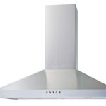 Winflo 30 In. Convertible Stainless Steel Wall Mount Range Hood with Aluminum Mesh Filters and Push Button Control