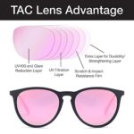 Gamma Ray Polarized Sunglasses for Women -, Black, Size One Size Fits Most