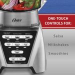 Oster Blender | Pro 1200 with Glass Jar, 24-Ounce Smoothie Cup and Food Processor Attachment, Brushed Nickel – BLSTMB-CBF-000
