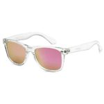 Polarspex Polarized 80’s Retro Classic Trendy Unisex Sunglasses for Men and Women (Crystal – Pink Quartz, 52)
