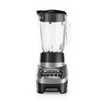 BLACK+DECKER PowerCrush Multi-Function Blender with 6-Cup Glass Jar, 4 Speed Settings, Silver