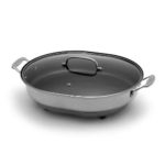 Cuisinart CSK-150 1500-Watt Nonstick Oval Electric Skillet,Brushed Stainless