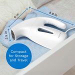 hOmeLabs Handheld Portable Garment Steamer – Fast Heating, Large Water Tank and Auto-Shut Off – Compact Design Ideal for Travel or Spot Wrinkle Removal