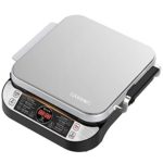 LIVEN Electric Baking Pan LR-FD431 Skillet Griddle, US DuPont Non-Stick Coating,Detachable Upper and Lower Grill Pan, Easy to Clean