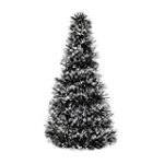 Shan-S Tabletop Mini Artificial Christmas Tree, Bling Shining Christmas Tree Festival Home Party Ornaments Xmas Decoration Gift for DIY Room Home Decor, Office, Dining Table