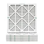 20x20x1 Air Filter 6-Pack, Pleated MERV 10 by Glasfloss – Made in USA