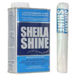 Sheila Shine Stainless Steel Polish & Cleaner | Microfiber Polishing Cloth | Protects Appliances from Fingerprints and Grease Marks | Residue & Streak Free | 1 Qt Can and Cloth