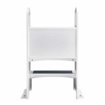 Naomi Home Kids Step to It Stool, Kids Kitchen Step Stool White