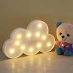 ZEKUI LED Cloud Marquee Signs for Home Christmas Decorations Kids’ Breastfeeding Room Decor(White Cloud)