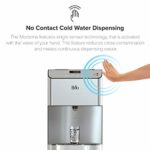 Brio Moderna Touchless Bottom Load Water Cooler Dispenser – Self-Cleaning, Motion Sensor, Tri Temp Dispense, Child Safety Lock, Holds 3 or 5 Gallon Bottles, Digital Display and LED Light