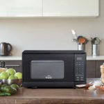 Walsh WSCMSR09BK-09 Countertop Microwave Oven,6 Cooking Programs LED Lighting Push Button,0.9 Cu. Ft/900W,Black