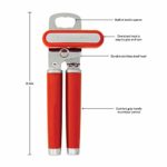 KitchenAid Classic Multifunction Can Opener / Bottle Opener, 8.34-Inch, Hot Sauce