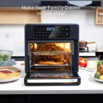 Air Fryer Toaster Oven 20-in-1,16 Quart Airfryer Oilless Cooker,Airfryers,Rotisserie,Air Fry,Roast,Bake,Reheat and Dehydration,Extra Large Capacity,LCD Touch Screen