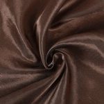 BalsaCircle 60×102 inch Chocolate Brown Satin Rectangle Tablecloth Table Cover Linens Wedding Table Cloth Reception Events Kitchen Dining