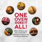 DASH DAFT2350GBGT01 Chef Series 7 in 1 Convection Toaster Oven Cooker, Rotisserie + Electric Air Fryer with Non-stick Fry Basket, Baking Pan & Rack, Skewers, Drip Tray & Recipe Book, 23L, Graphite