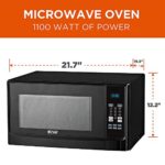 Commercial CHEF CHM14110B6C Microwaves, BLACK