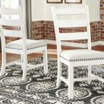 Signature Design by Ashley Valebeck Dining Room Chair, Beige/White