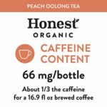 Honest Tea Organic Fair Trade Tea Peach Oolong, 16.9 Fl Oz (Pack of 12)