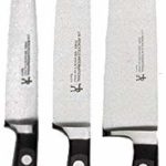 J.A Henckels International Classic Kitchen Knife Set for Beginner, 3-pc, Chef Knife, Utility Knife, Paring Knife, Stainless Steel Knife Set, Black