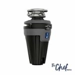 Moen EXL100C EX Series Continuous Feed Lighted Garbage Disposal with Sound Reduction, or Unfinished