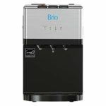 Brio Countertop Self Cleaning Bottleless Water Cooler Dispenser with Filtration – Hot Cold and Room Temperature Water. Free Extra Replacement Filters Included – UL/Energy Star Approved