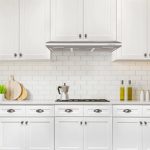 CIARRA CAS75918B Range Hood 30 inch, Ductless Range Hood with Ducted/Ductless Convertible, Stove Hood Vent for Kitchen with 3 Speed Fan, Aluminum Mesh Filters, Push Button