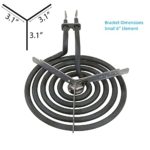 KITCHEN BASICS 101 WB30M1 WB30M2 Replacement Range Stove Top Surface Element Burner Kit for GE and Hotpoint, 4 Pack