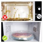 Microwave Splatter Cover,Microwave Cover for Food,Microwave Plate Cover Microwave Splatter Guard,Anti-Splatter with Steam Vents,11.8 Inches