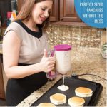 KPKitchen Pancake Batter Dispenser – Perfect Baking Tool for Cupcake, Waffles, Muffin Mix, Crepes, Cake or Any Baked Goods – Easy Pour Home Food Gadget – Bakeware Maker with Measuring Label