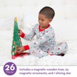 Melissa & Doug Countdown to Christmas Wooden Advent Calendar – Magnetic Tree, 25 Magnets