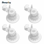Beaquicy WD12X10327 Roller and Stud Assembly 4 pack – Compatible with General Electric GE Dishwasher