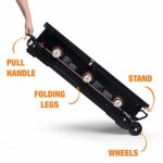 Outland Portable Camping Stove – 3 Zone Propane Gas Burner Controller With Auto Ignition – 2 Folding Cook Stations – Adjustable Leg – Traveling Camp Stove Great for Backyard, Picnicking, RV, Hunting