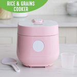 GreenLife Healthy Ceramic Nonstick Go Grains Pink Rice and Grains Cooker