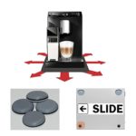 16 pcs small appliance rollers slider rubber Self Stick sliding tray for coffee maker air fryer countertop rolling sliders glide moving mat kitchen appliances,0.87?REUU Reusable Surfaces slide pads