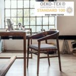 Comfortable Chair Cushions for Dining Chairs, DYNMC YOU Memory Foam Chair Pads – Kitchen Chair Cushions – Non Slip Chair Pads, Perfect Degree of Stability, Washable Cover, Nordic Style , Grey