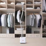 Sharper Image SI-470 Full Size Fabric Steamer with Hanger, White