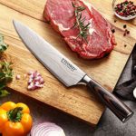 Ytuomzi Chef’s Knife with Ergonomic Handle Professional Chef Knife 8 Inch Forged, Ultra Sharp Kitchen Knife Made of German High Carbon Stainless Steel (8 inch)