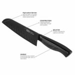 Chef Knife, LITTLE COOK Kitchen Knife, High Carbon German Steel Cooking knife with Ergonomic Handle