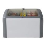 Avanti CFC83Q0WG 41″ Commercial Convertible Freezer/Refrigerator with 9.3 cu. ft. Capacity Glass Top Display 2 Removable Storage Baskets Adjustable Thermostat Lock and Rollers: