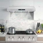 Cosmo UMC30 Under Cabinet Stainless Steel Range Hood with 380 CFM, Permanent Filters & LED Lights, 30