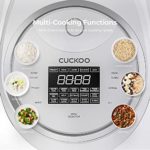 Cuckoo CR-1020F 10 Cup Micom Rice Cooker and Warmer, 16 Menu Options, Nonstick Inner Pot, White