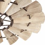 Quorum International Windmill 72″ Ceiling Fan – Oiled Bronze – 97215-86