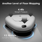 EVERYBOT ‘Three-Spin’, The Ultimate Robot Mop for All Kinds of Hard Floor Care and Cleaning with Triple Spinning Mop Discs Controlled by Remote Control