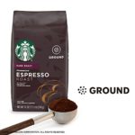 Starbucks Dark Roast Ground Coffee — Espresso Roast — 100% Arabica — 1 bag (18 oz.)
